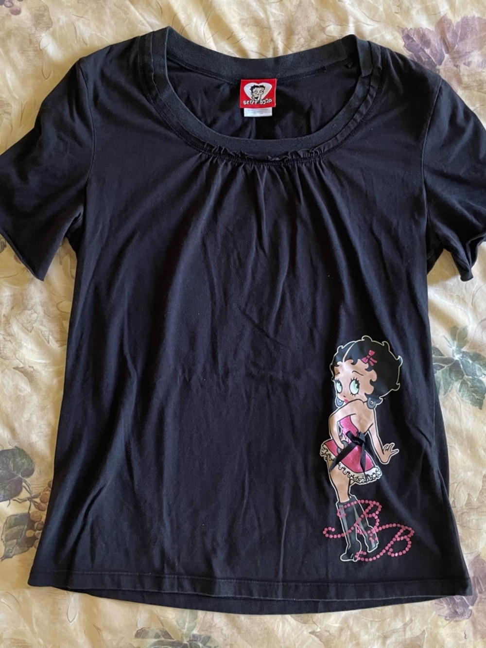 Vintage Betty Boop Black Graphic Tee